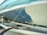 Coated boat ready to launch