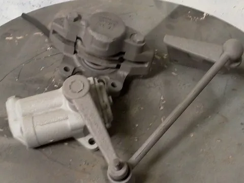 Car parts after blasting