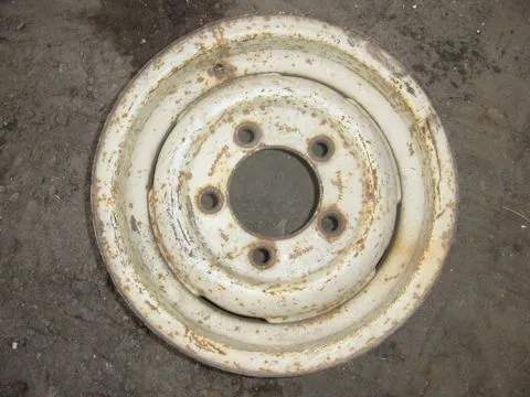 Steel wheel before blasting